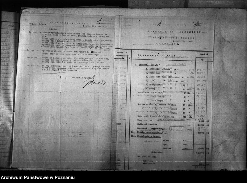 Obraz 5 z jednostki "Budżet - rybołówstwo rok 1921"