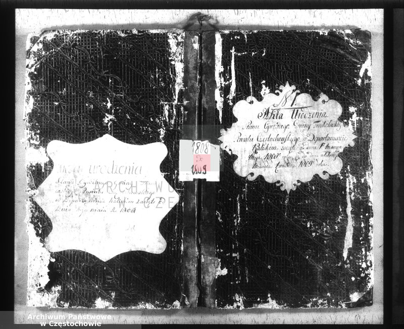 image.from.unit.number "Akta stanu cywilnego urodzenia gminy Truskolasy, powiatu częstochowskiego w departamencie kaliskim, zaczęte od dnia 1 miesiąca maja 1808 do dnia ostatniego miesiąca kwietnia 1809 roku"
