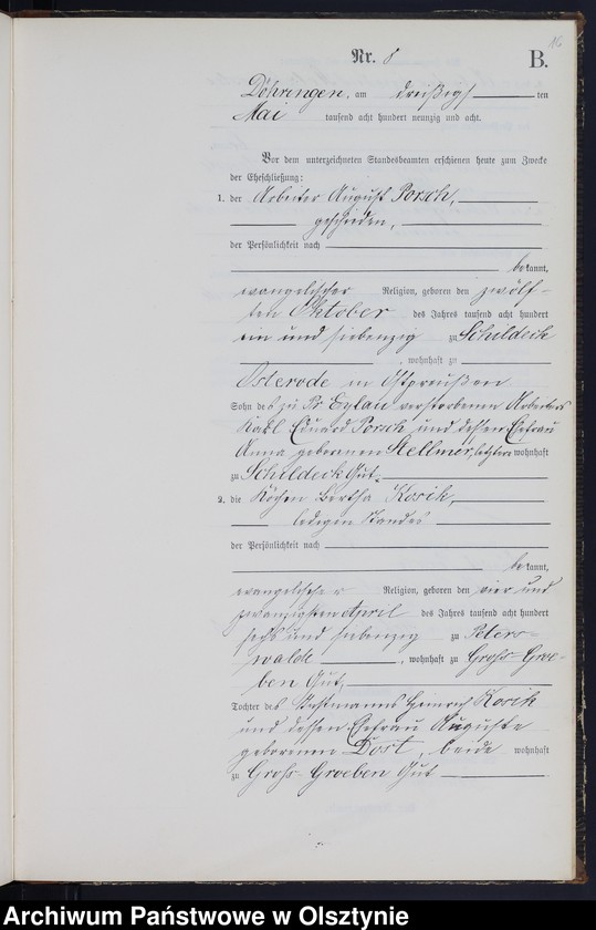 image.from.unit.number "Heiraths-Neben-Register Nr 1 - 20"