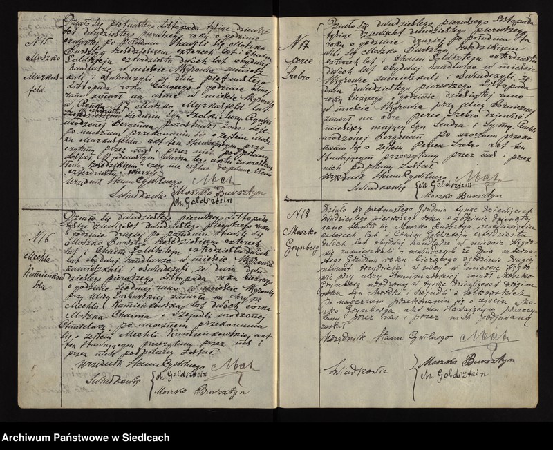 image.from.unit.number "Księga aktów zgonów wyznania mojżeszowego "