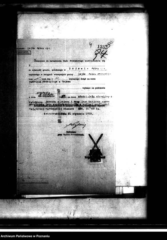 Obraz 9 z jednostki "Wyłączenie z art. 5 ustawy o wykonaniu reformy rolnej majątku Rojów powiatu ostrowskiego"