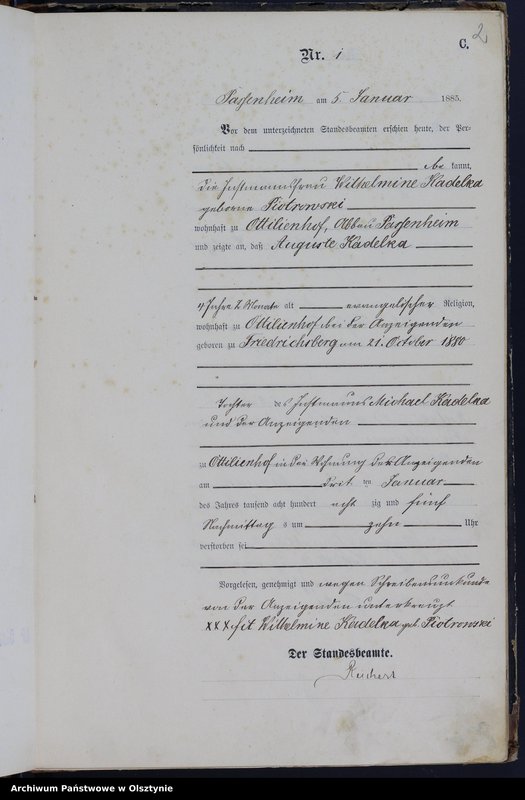 image.from.unit.number "Sterbe-Haupt-Register Nr 1 - 101"