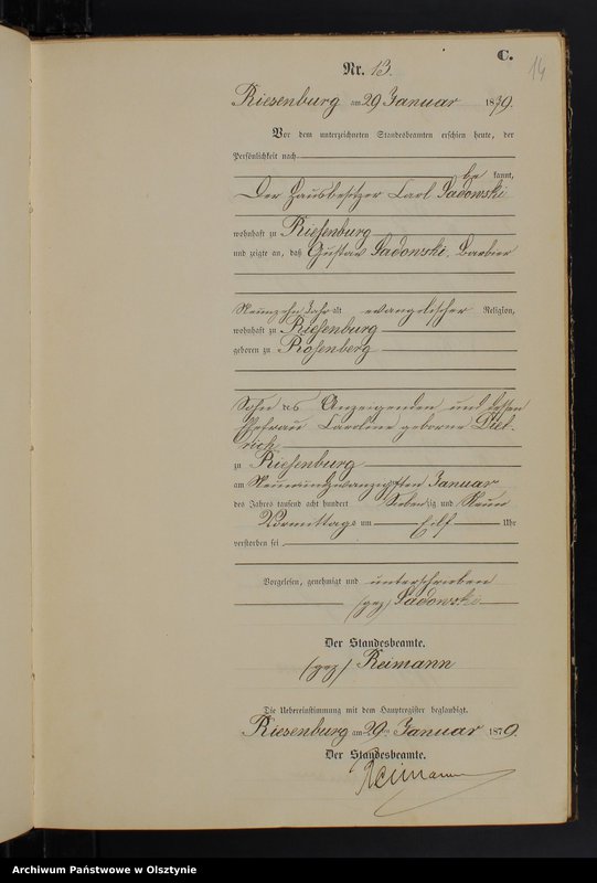 image.from.unit.number "Sterbe-Neben-Register Nr 1 - 125"