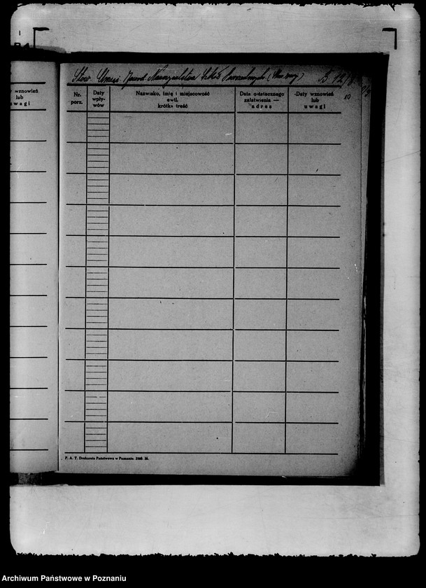 Obraz 15 z jednostki "Spisy spraw Wydziału Społeczno-Politycznego"