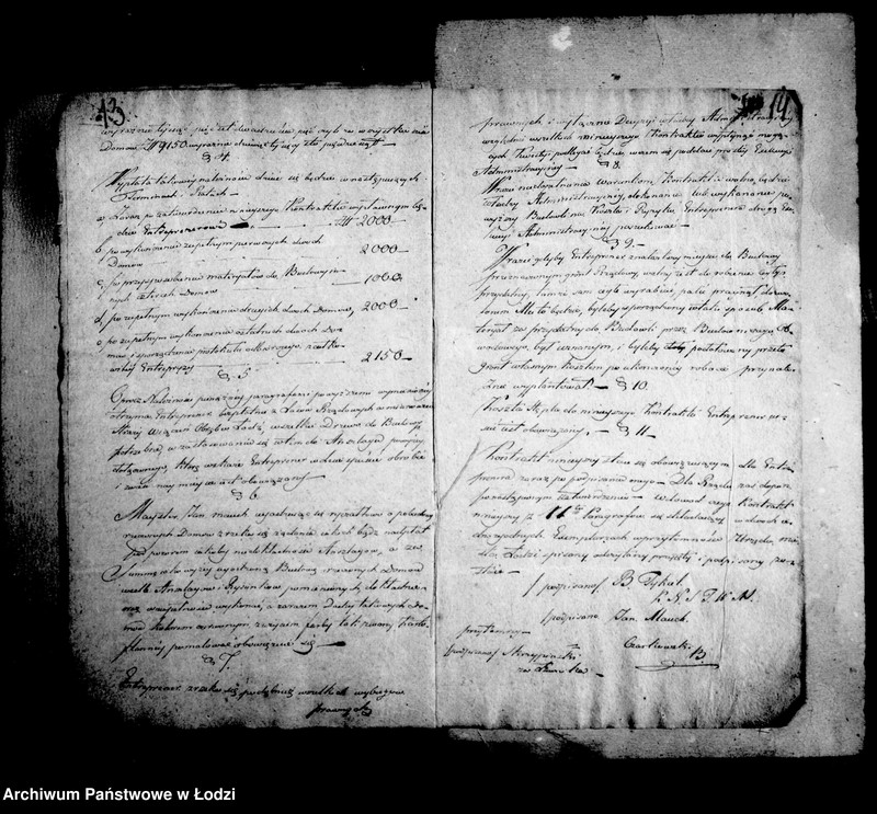 Obraz 13 z jednostki "Akta tyczące się urządzenia bielnika 1824"