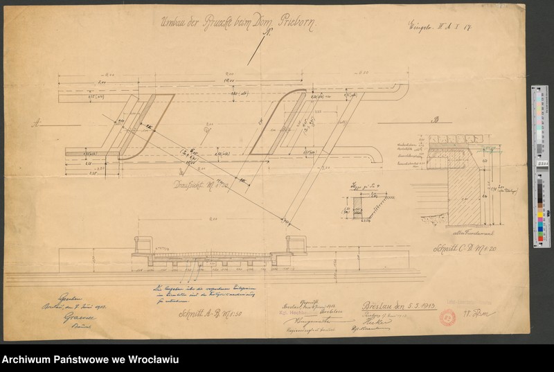 Obraz 1 z jednostki "Umbau der Brücke beim Dominium Prieborn"