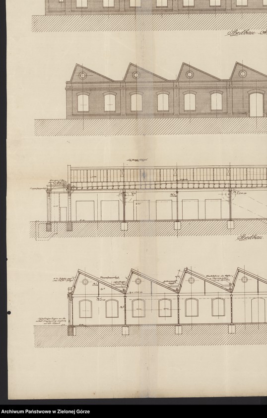 Obraz 16 z jednostki "Bleichenstrasse. Saganer Wollsipnnerei und Weberei in Sagan. Bauakten."