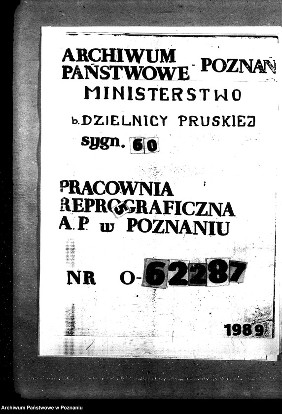 Obraz 1 z jednostki "Sprawy szczegółowo-administracyjne Szkody wojenne p. Gostyń, Grodzisk"