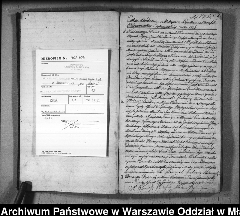 image.from.unit.number "Akta urodzeń, małżeństw i zgonów"