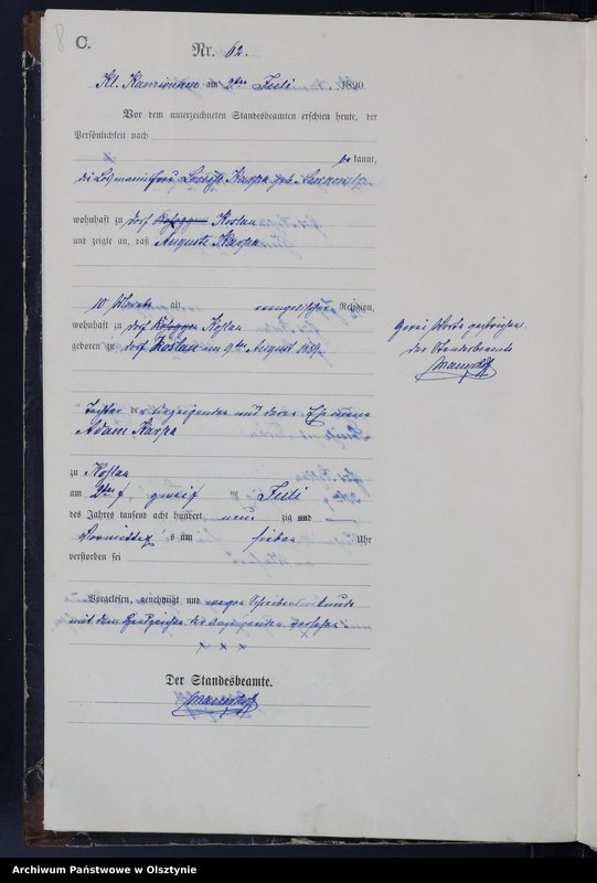image.from.unit.number "Sterbe-Haupt-Register Nr 55 - 116 /część księgi/"