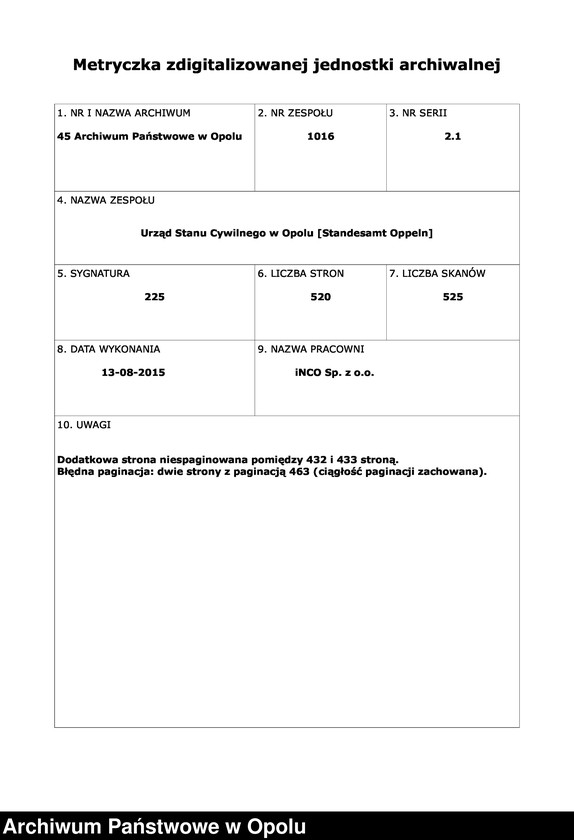 image.from.unit.number "Urząd Stanu Cywilnego Opole Księga Urodzeń Rok 1914 1-519"