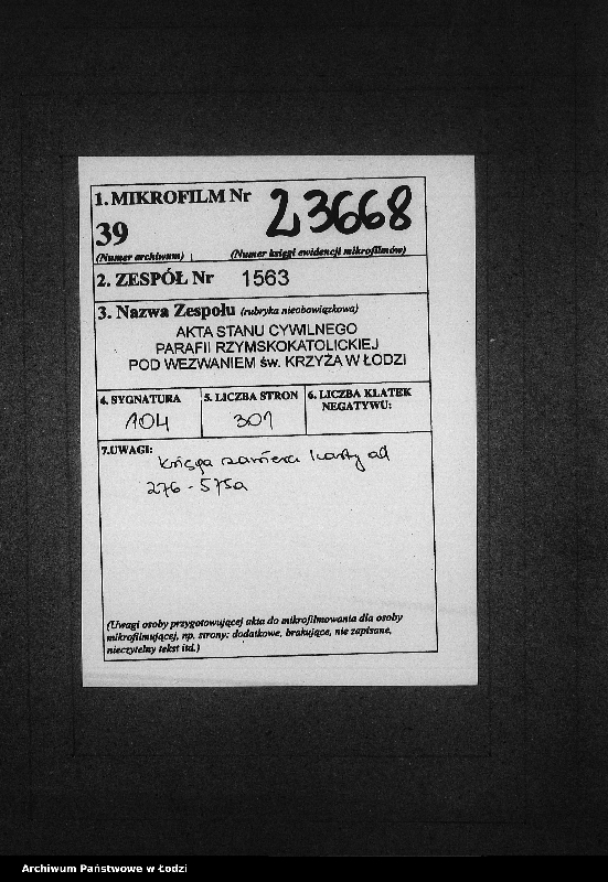 Obraz 2 z jednostki "Akta urodzeń"