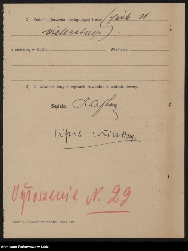 Obraz 6 z jednostki "Moszek Bugajewicz – drobna sprzedaż materiałów piśmiennych i galanterii"