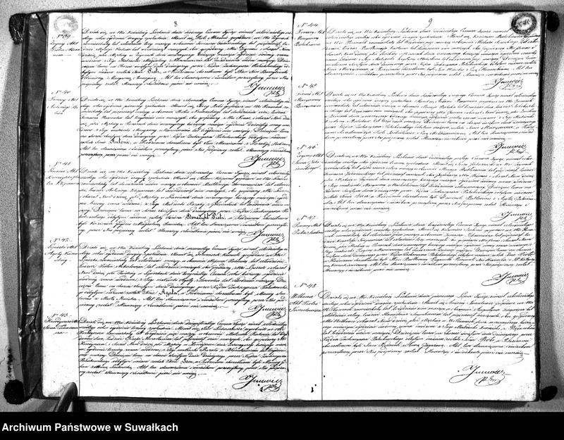 image.from.unit.number "Księga Duplikat Urodzonych, Zmarłych i Zaślubionych Parafii Liszkowskiej w Powiecie Seyneńskim Gubernii Augustowskiey Rok 1846"