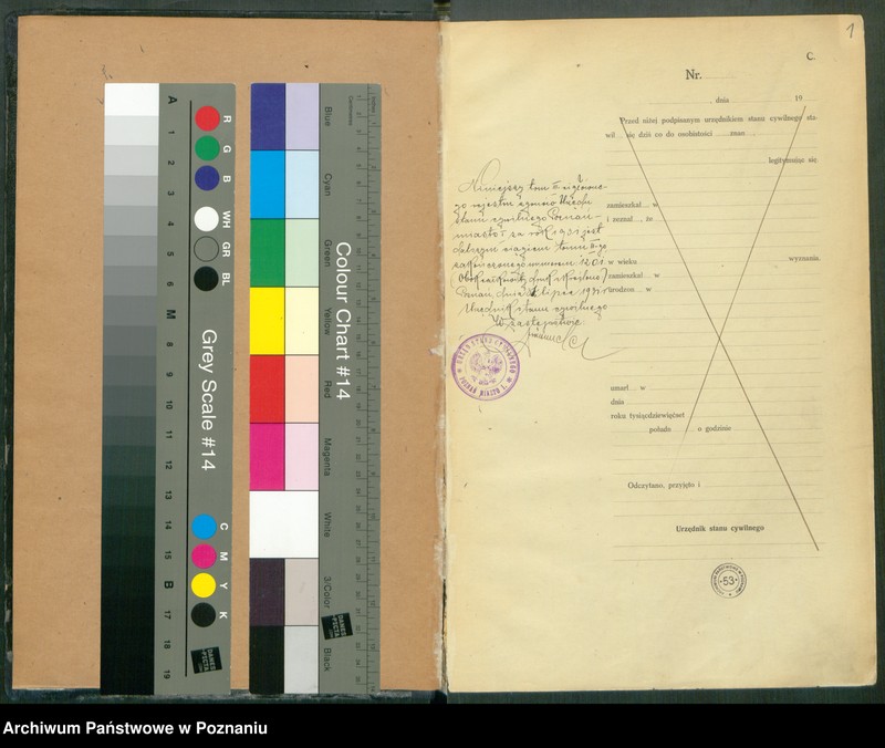 Obraz 3 z jednostki "Księga miejscowa zgonów tom III [Rejestr główny zgonów]"