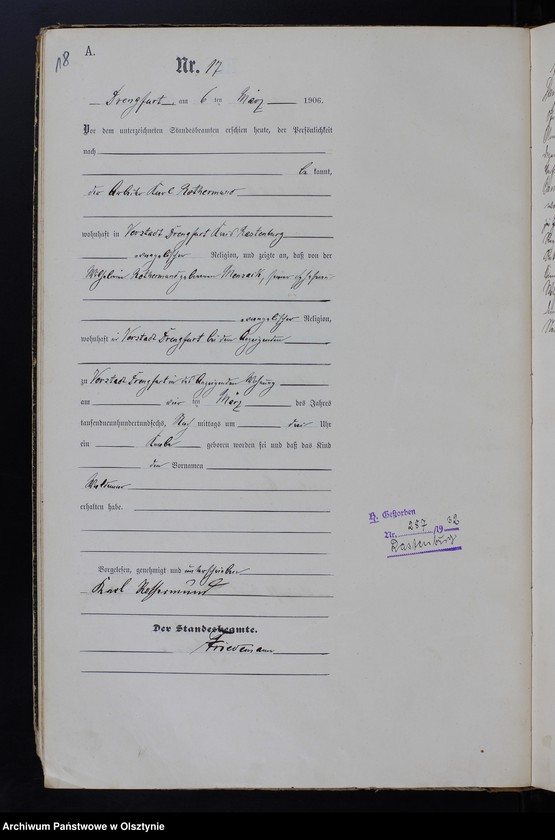 image.from.unit.number "Geburts-Haupt-Register Nr 1 - 107"