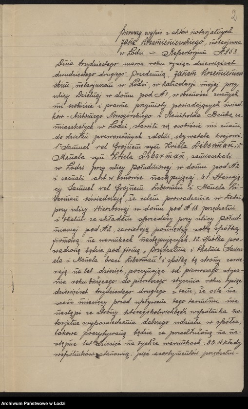 image.from.unit.number "Bracia Liberman- przędzalnia i tkalnia"