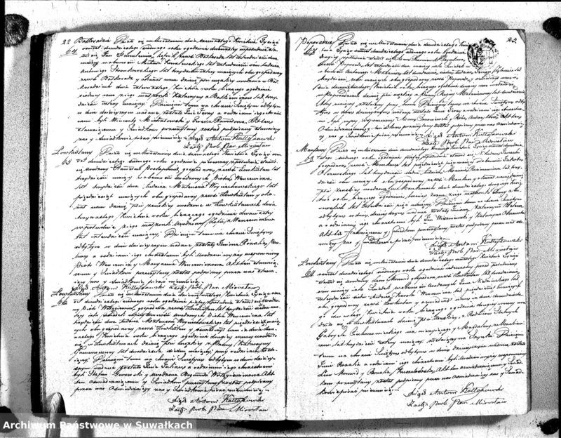 image.from.unit.number "Duplikat Aktów Urodzenia Zaślubienia i Zeyscia Katolików Parafii Mirosławskiey 1827 roku"