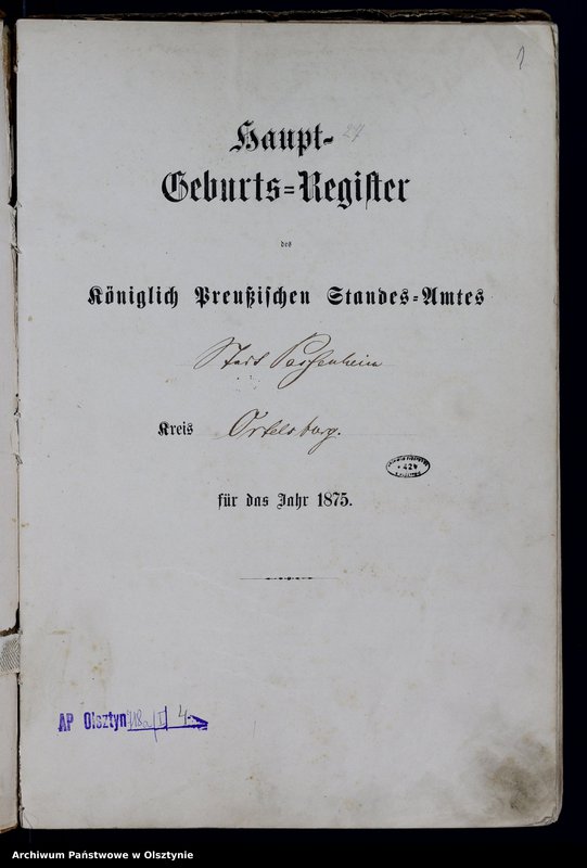 image.from.unit.number "Haupt-Geburts-Register Nr 1 - 91"