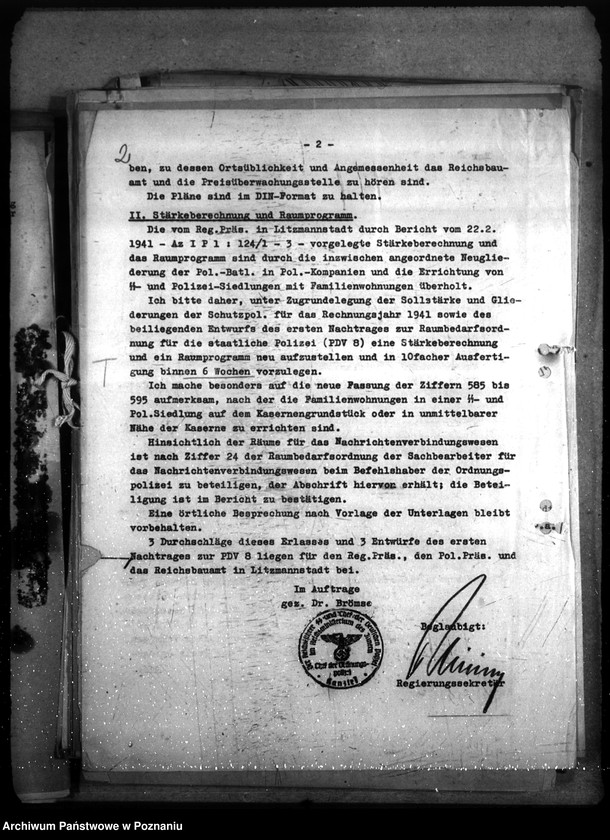 Obraz 6 z jednostki "Neubau. Polizeikaserne - Litzmannstadt"