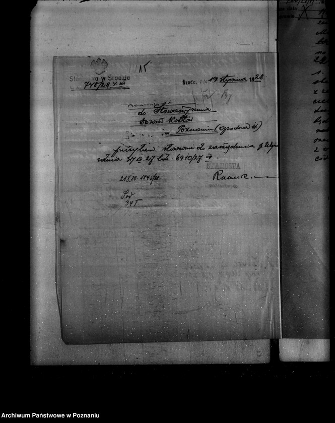 Obraz 19 z jednostki "Gospodarstwo rolne Fr. Karłowskiego maj. Podstolice powiat średzki"