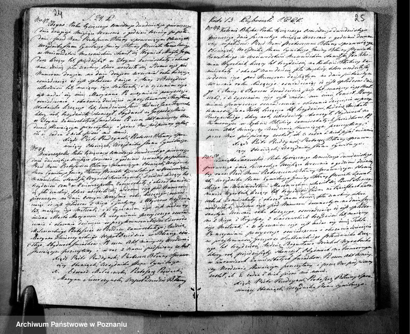 Obraz 14 z jednostki "Akta urodzeń, małżeństw i zgonów"