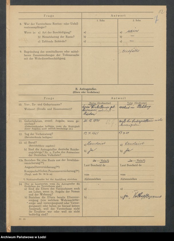 Obraz 14 z jednostki "Pionier Winkelbauer Johann"