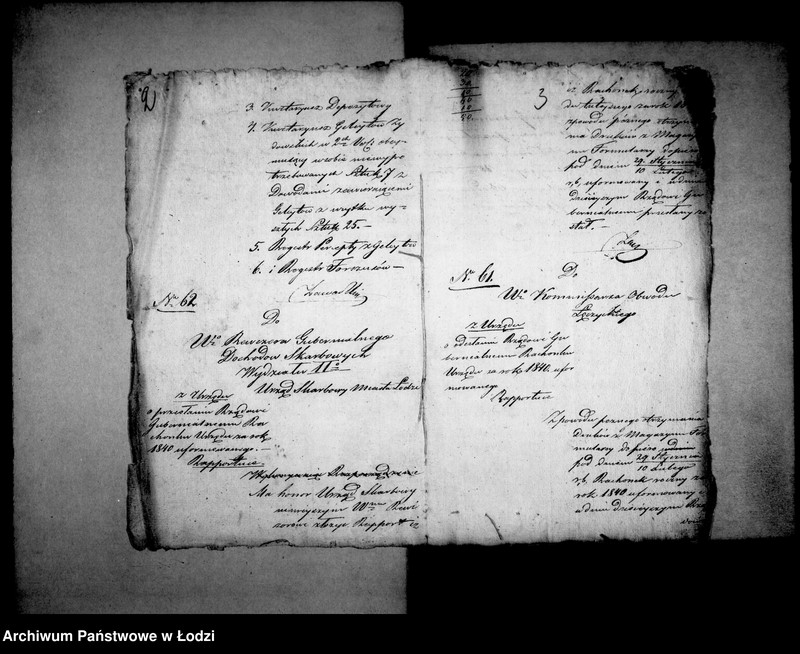 Obraz 7 z jednostki "[Korespondencja z Wydziałem Sarbowym Rządu Gubernialnego Mazowieckiego]"