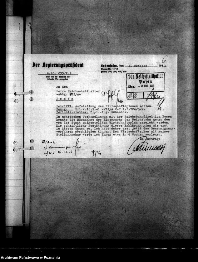 Obraz 10 z jednostki "Wirtschaftsplan Leslau (Włocławek)"