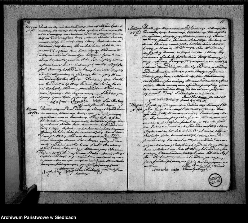 Obraz 10 z jednostki "Akta urodzeń, małżeństw, zgonów"