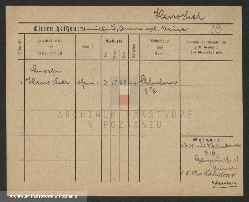 Obraz 13 z jednostki "Hensch - Henschler"