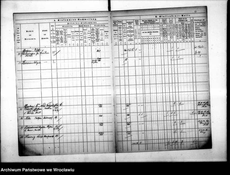 image.from.unit.number "Klassensteuerrolle nebst Eikommens - Nachweisung"