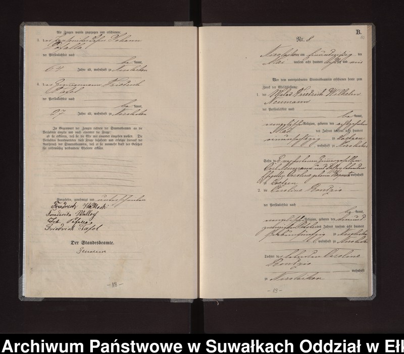 image.from.unit.number "Heiraths-Haupt-Register des Königlichen Preussischen Standes-Amtes Stadt Nicolaiken Kreis Sensburg"