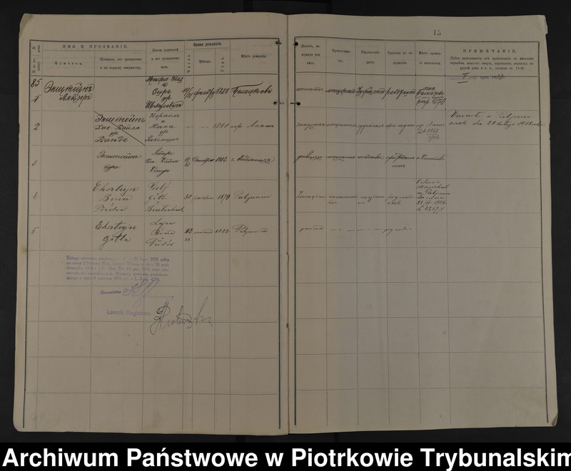 image.from.unit.number "Kniga postoânnago narodonaseleniâ [posada Belhatov"] gmina Belhatuvek Petrokovskago uĕzda Petrokovskoj Gubernii [tom II, nr domów 84 - 171]"