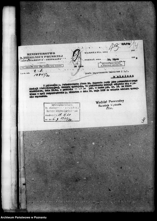 Obraz 18 z jednostki "Sprawy osobowe Pobory i podatki"