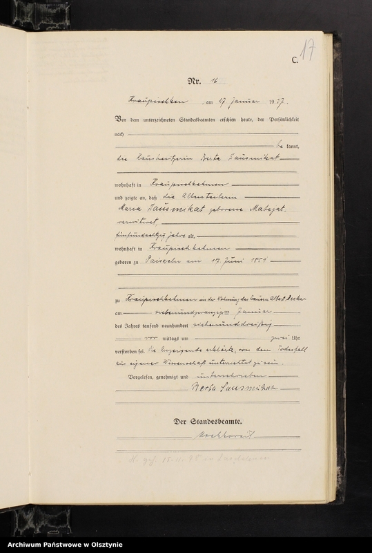 image.from.unit.number "Sterbe-Register/Haupt-Register/Nr 1 - 83"