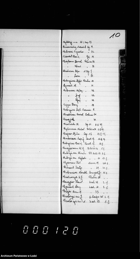 Obraz 12 z jednostki "Skorowidz rekursów w sprawach składek gminy za 1926 r."
