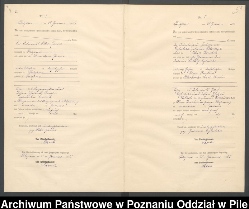 Obraz 5 z jednostki "Księga zgonów"