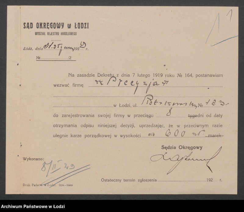 Obraz 3 z jednostki "Michał Owczyński- sprzedaż towarów zegarmistrzowskich i jubilerskich "Precjoza""