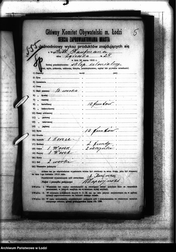 Obraz 8 z jednostki "Jednodniowy spis żywności"