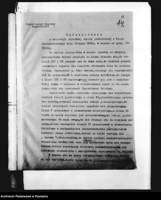 Obraz 20 z jednostki "Prywatna Szkoła Powszechna z niemieckim językiem nauczania Wiela powiat Wągrowiec"