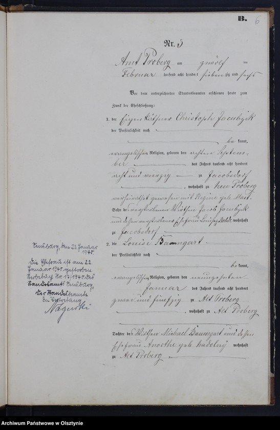 image.from.unit.number "Heiraths-Haupt-Register Nr 1 - 12"