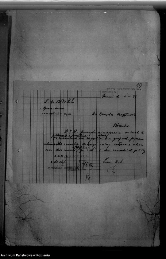 Obraz 14 z jednostki "/Majętność leśna/ Ossowiec/ powiat mogileński"