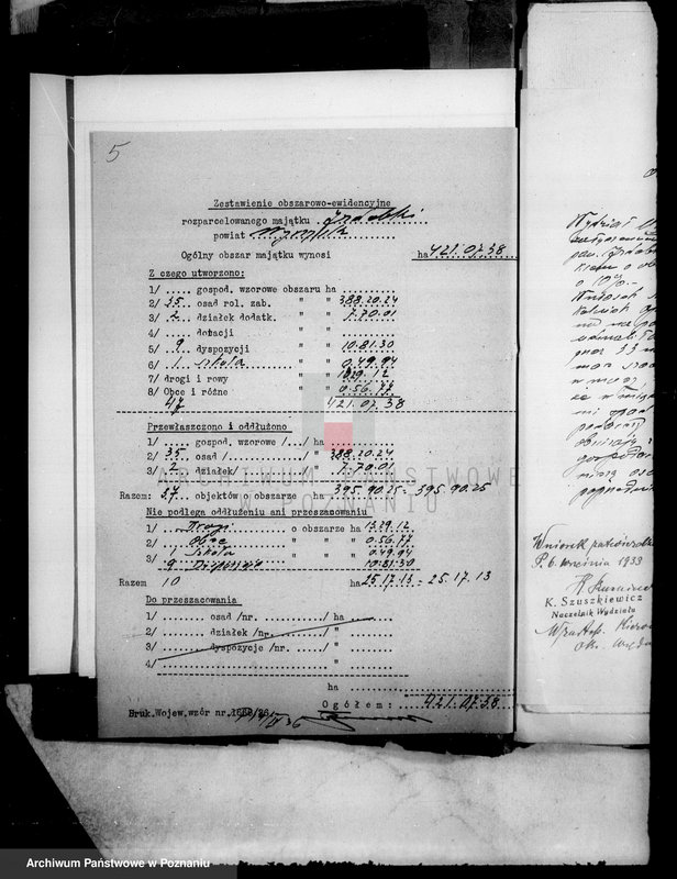 Obraz 10 z jednostki "Operat szacunkowy majątku państwowego Izdebki powiatu wyrzyskiego"