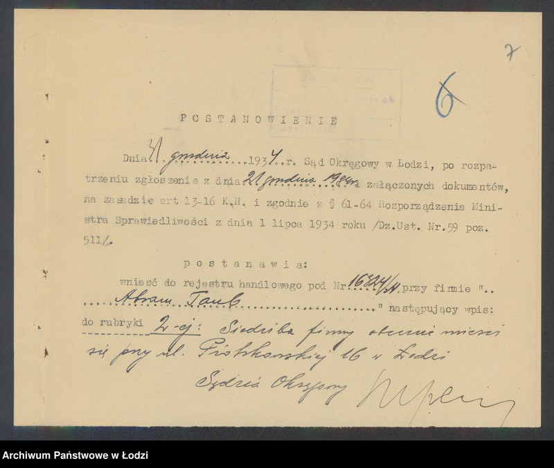 Obraz 9 z jednostki "Abram Taub – sprzedaż manufaktury"