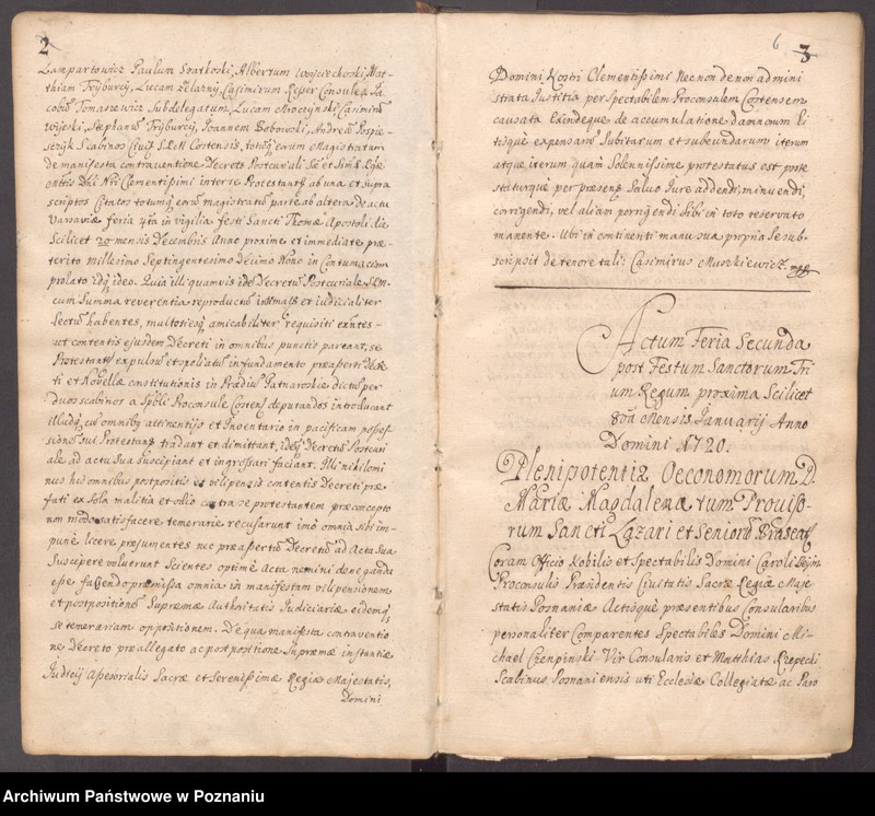 Obraz 7 z jednostki "Acta consularia civitatis SRMtis Posnaniae."