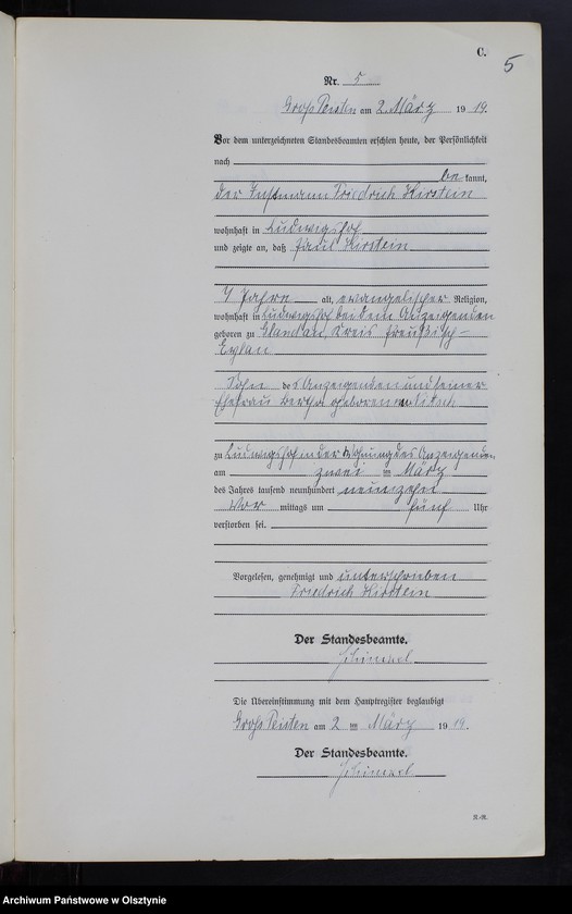 image.from.unit.number "Sterbe-Neben-Register Nr 1 - 21 [ Księga zgonów - wtóropis ]"