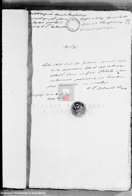 image.from.unit.number "Anexa Urzędnika Stanu Cywilnego Wieysieyskiej 1824 rok"