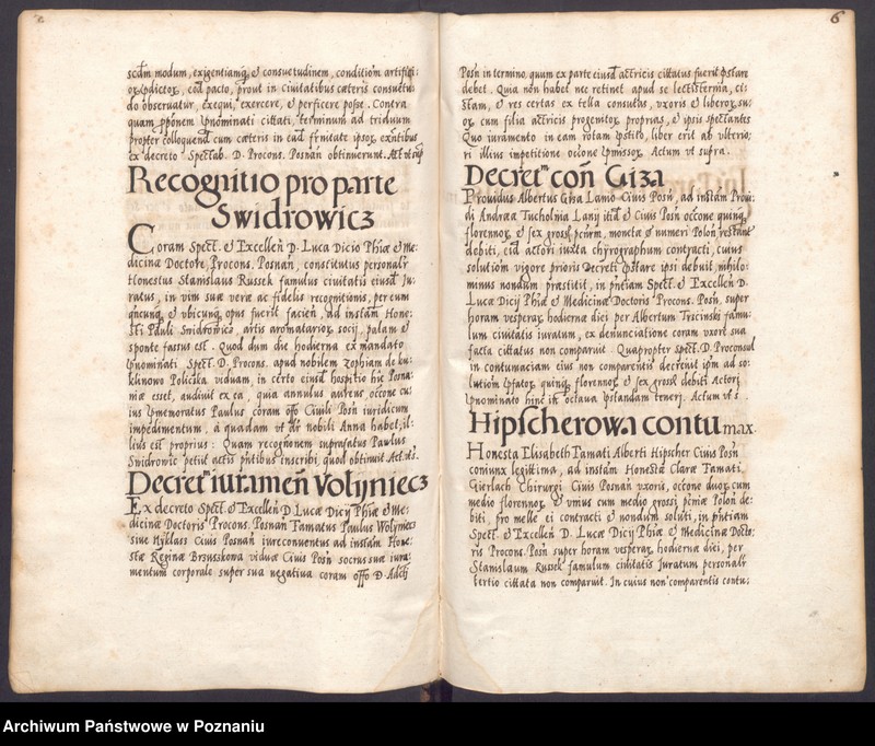 Obraz 11 z jednostki "Acta sequentia coram spectabili consulatu civitatis Posnaniensis."