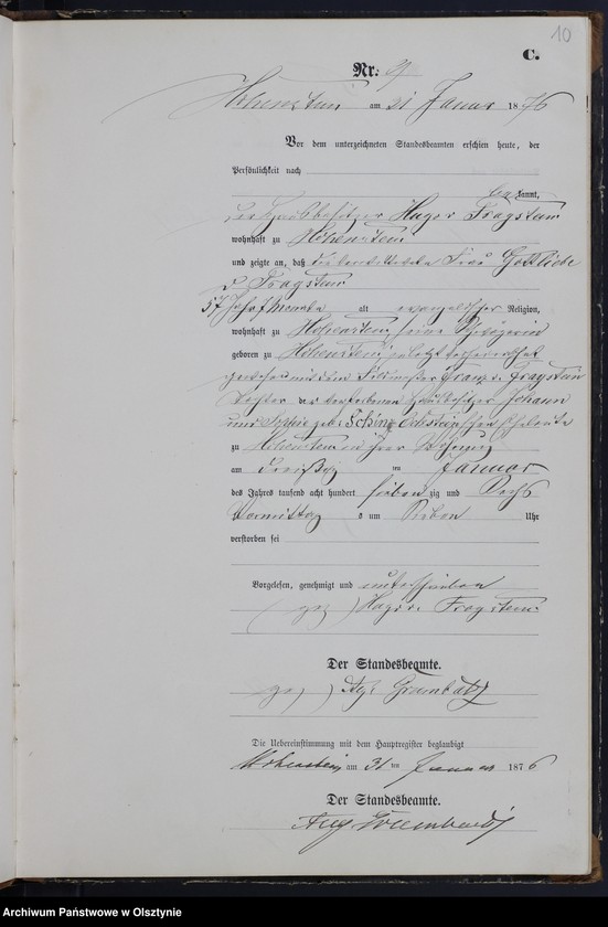 image.from.unit.number "Sterbe-Neben-Register Nr 1 - 78"